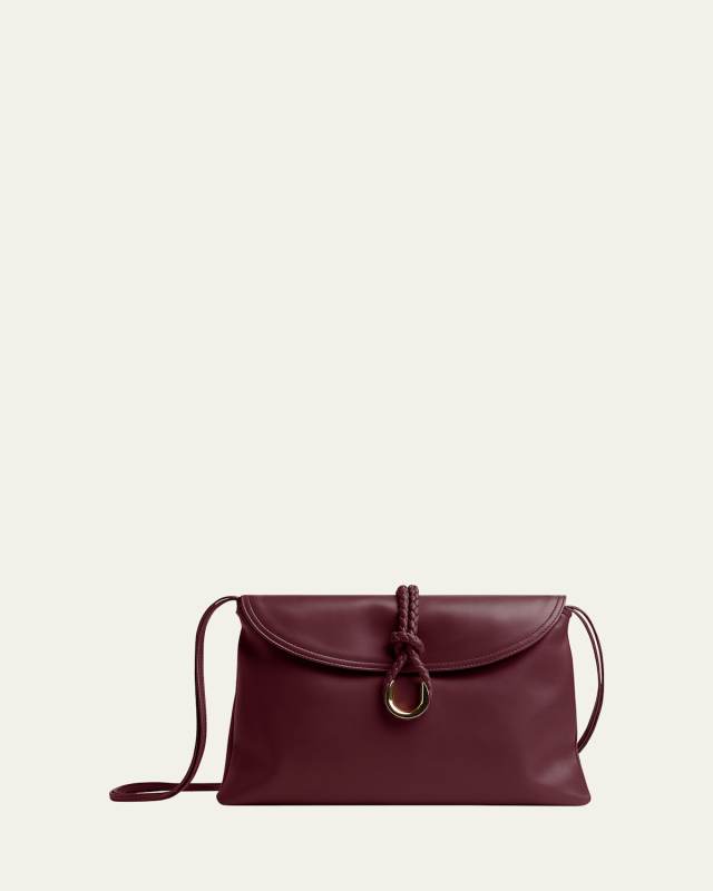 Liberta Medium Flap Leather Crossbody Bag