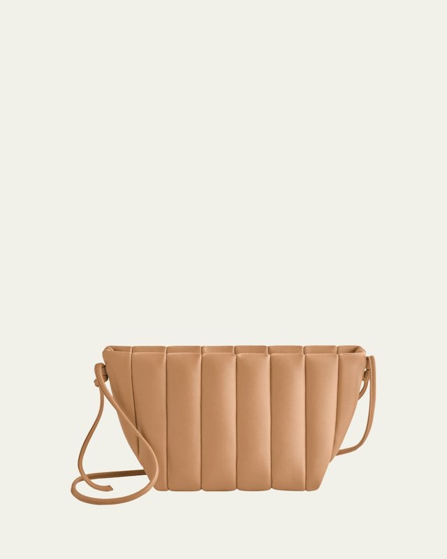 Boulevard Padded Leather Crossbody Bag