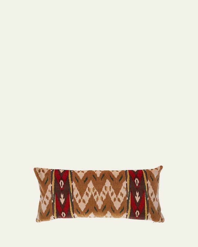 Samar Ikat Velvet Pillow
