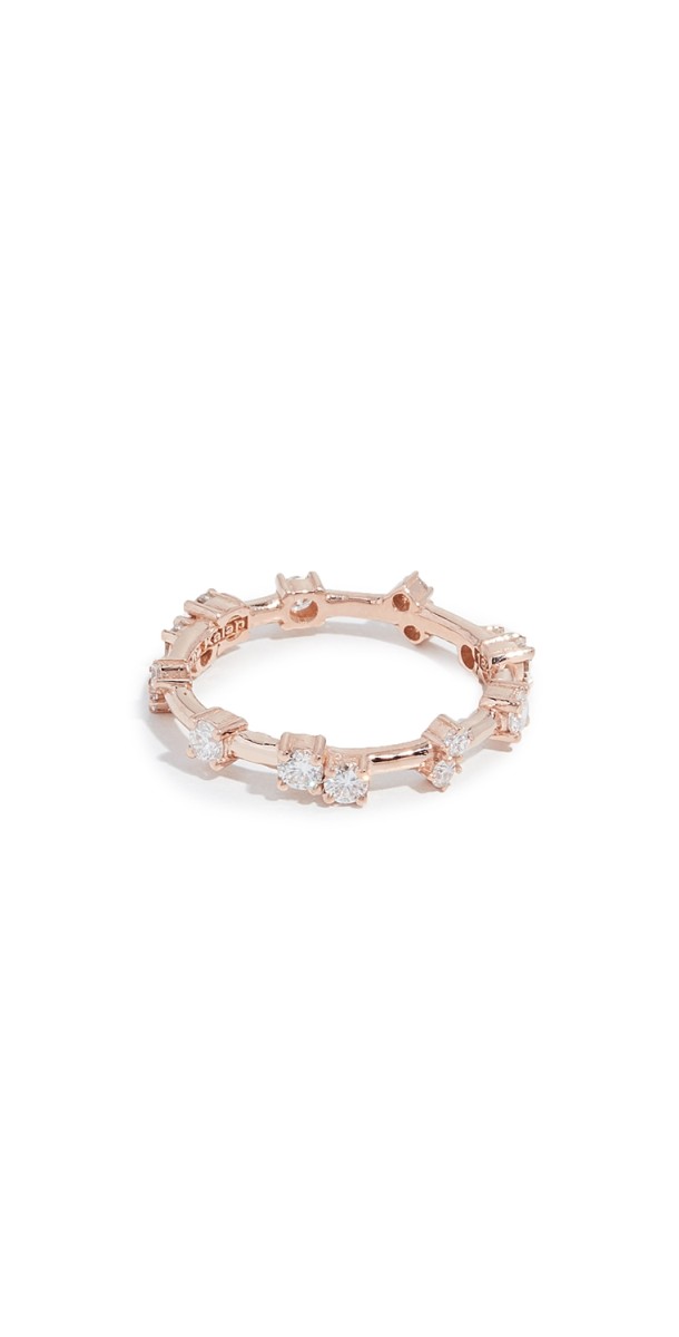 Suzanne Kalan 18k Rose Gold Barbwire Ring Rose Gold