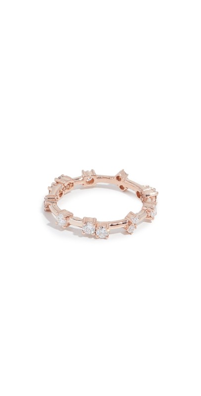 Suzanne Kalan 18k Rose Gold Barbwire Ring Rose Gold