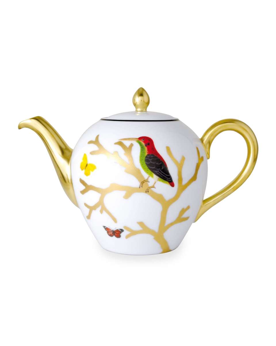 Aux Oiseaux Teapot, Boule Shape