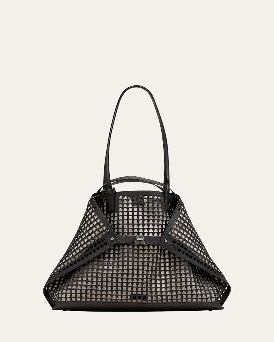 Ai Medium Laser Cut Shoulder Bag