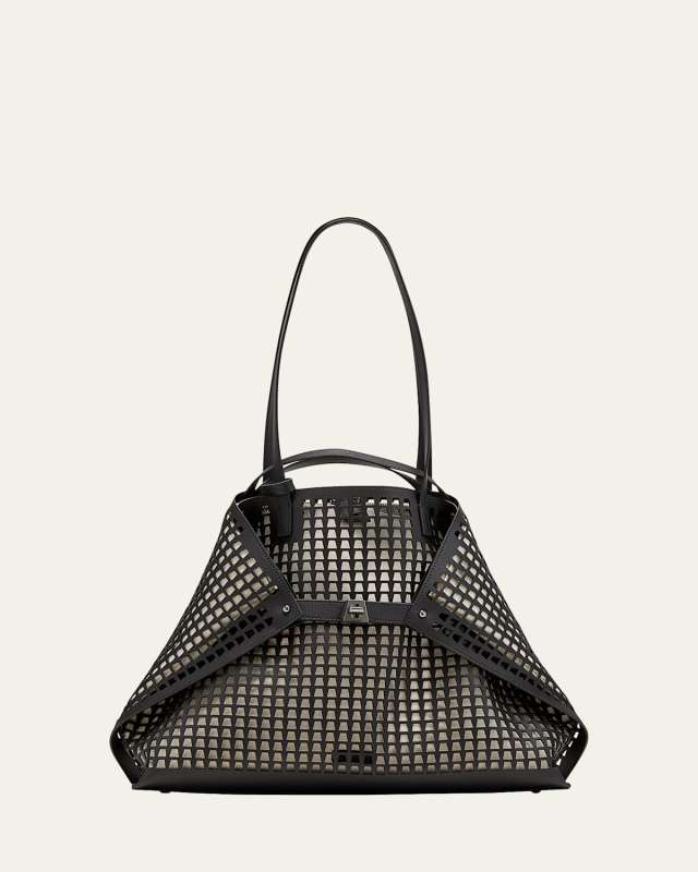 Ai Medium Laser Cut Shoulder Bag