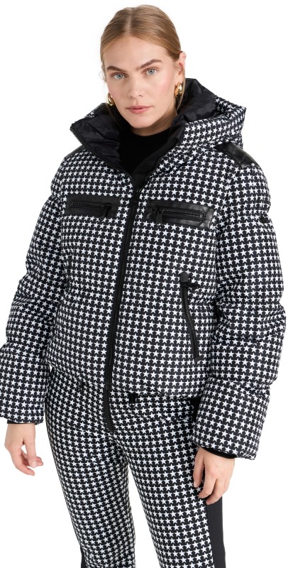 Goldbergh Track Ski Jacket Black/White