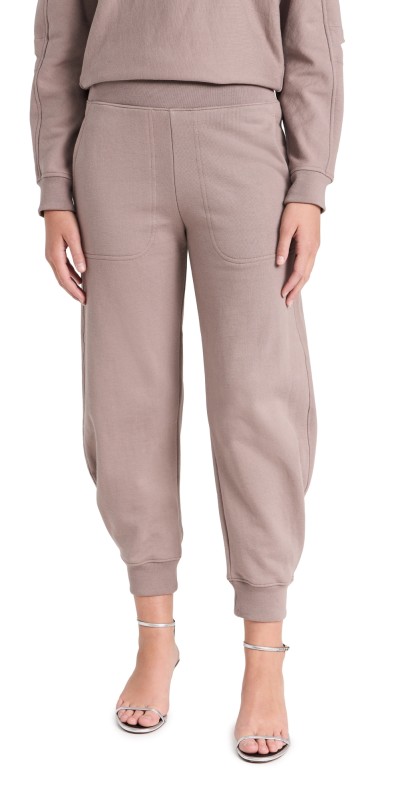 Tibi Sweatshirt Program Calder Longer Sweatpants Cement