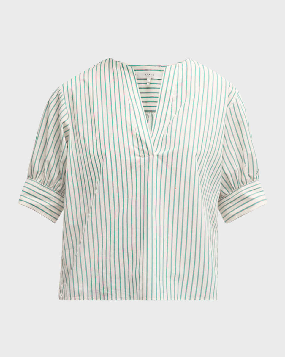 V-Neck Popover Top