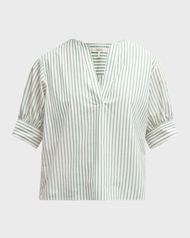 V-Neck Popover Top