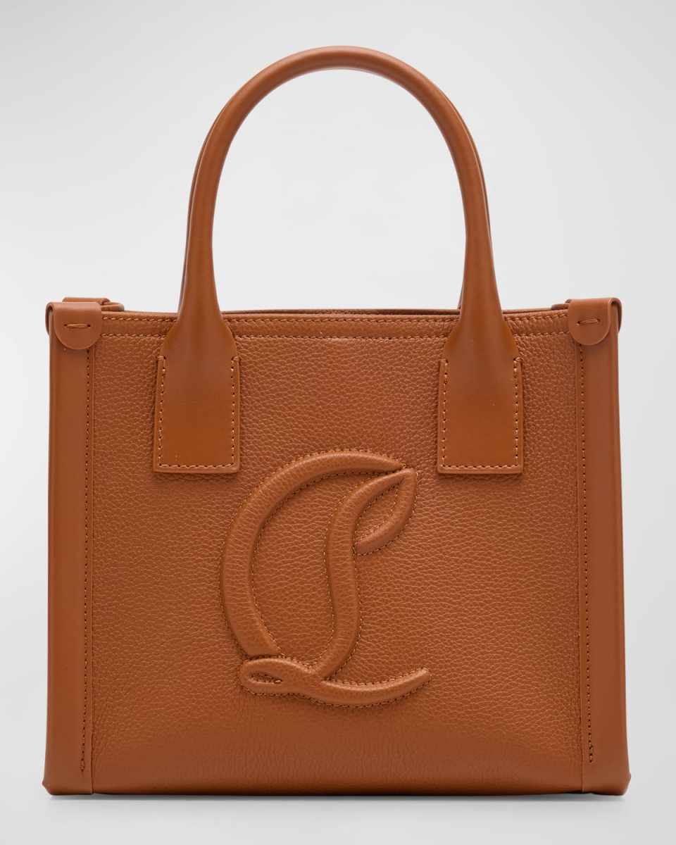By My Side Mini Tote in Leather with CL Logo