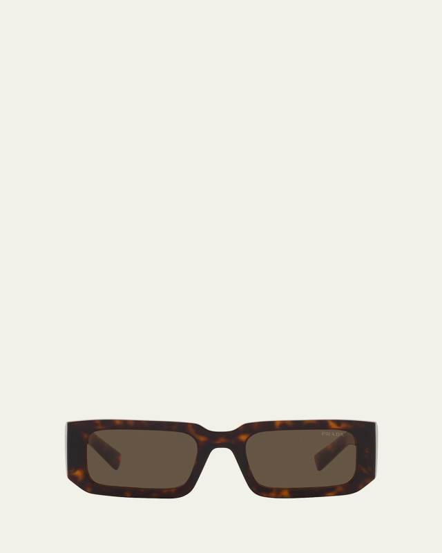 Men's Rectangle Acetate Sunglasses