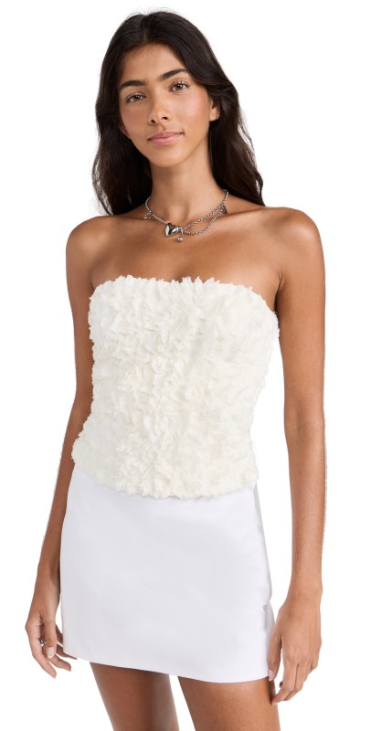 Interior The Sonja Tube Top Ecru