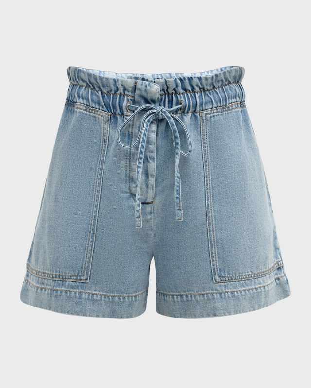 Foster Denim Paperbag Shorts