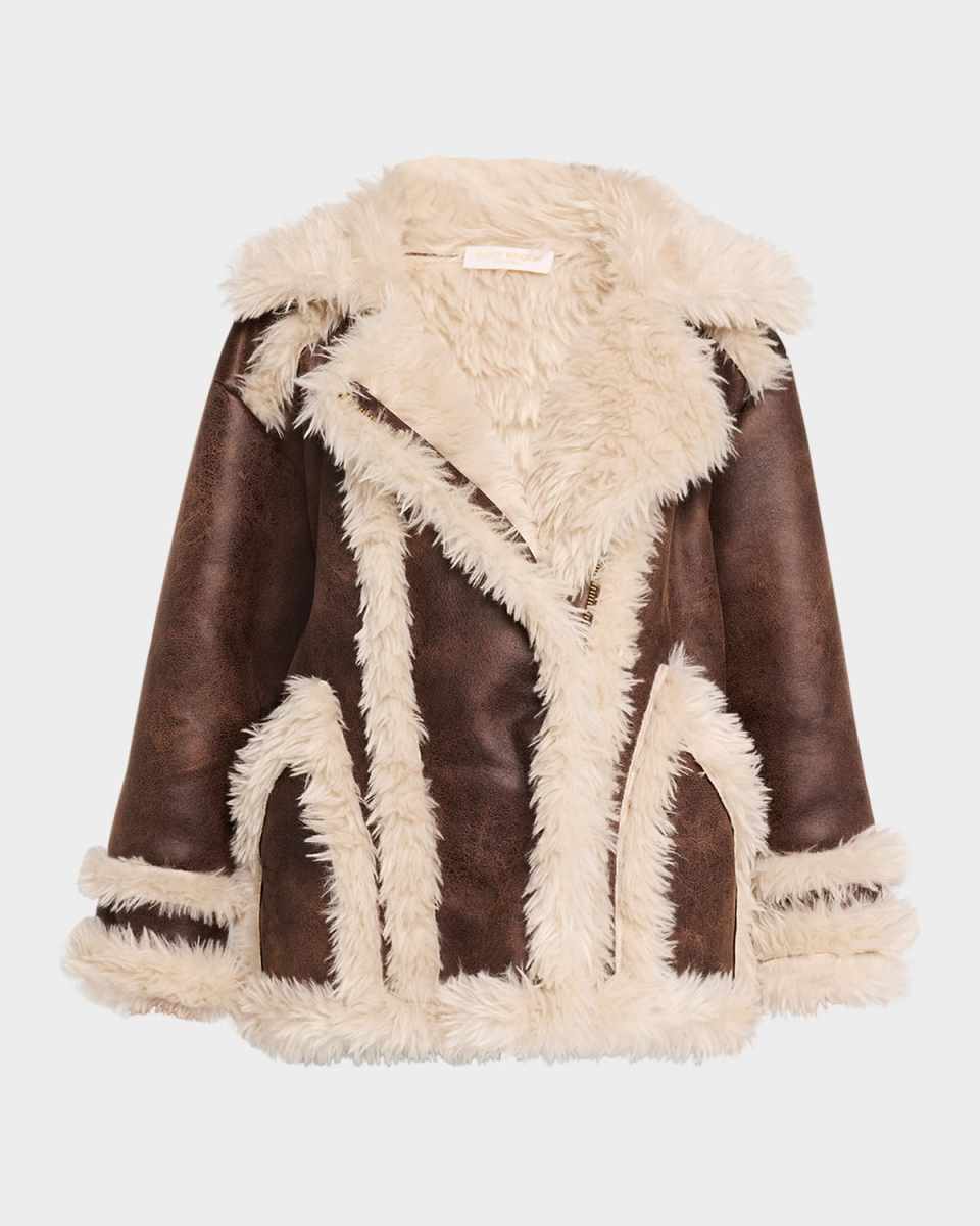 Hal Faux Shearling Coat