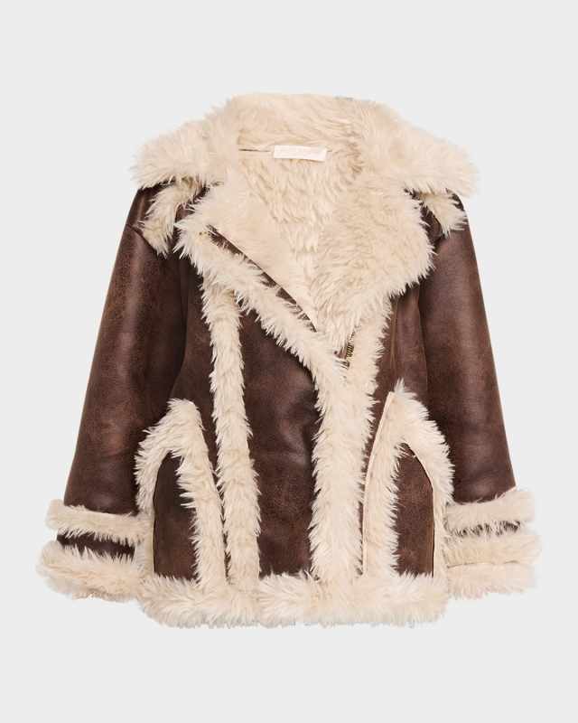 Hal Faux Shearling Coat
