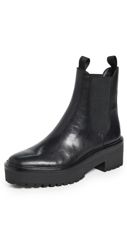 Loeffler Randall Reggie Rubber Sole Chelsea Boots Black