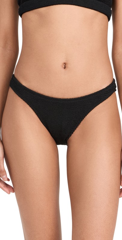 Good American Always Fits Bikini Bottoms Black001