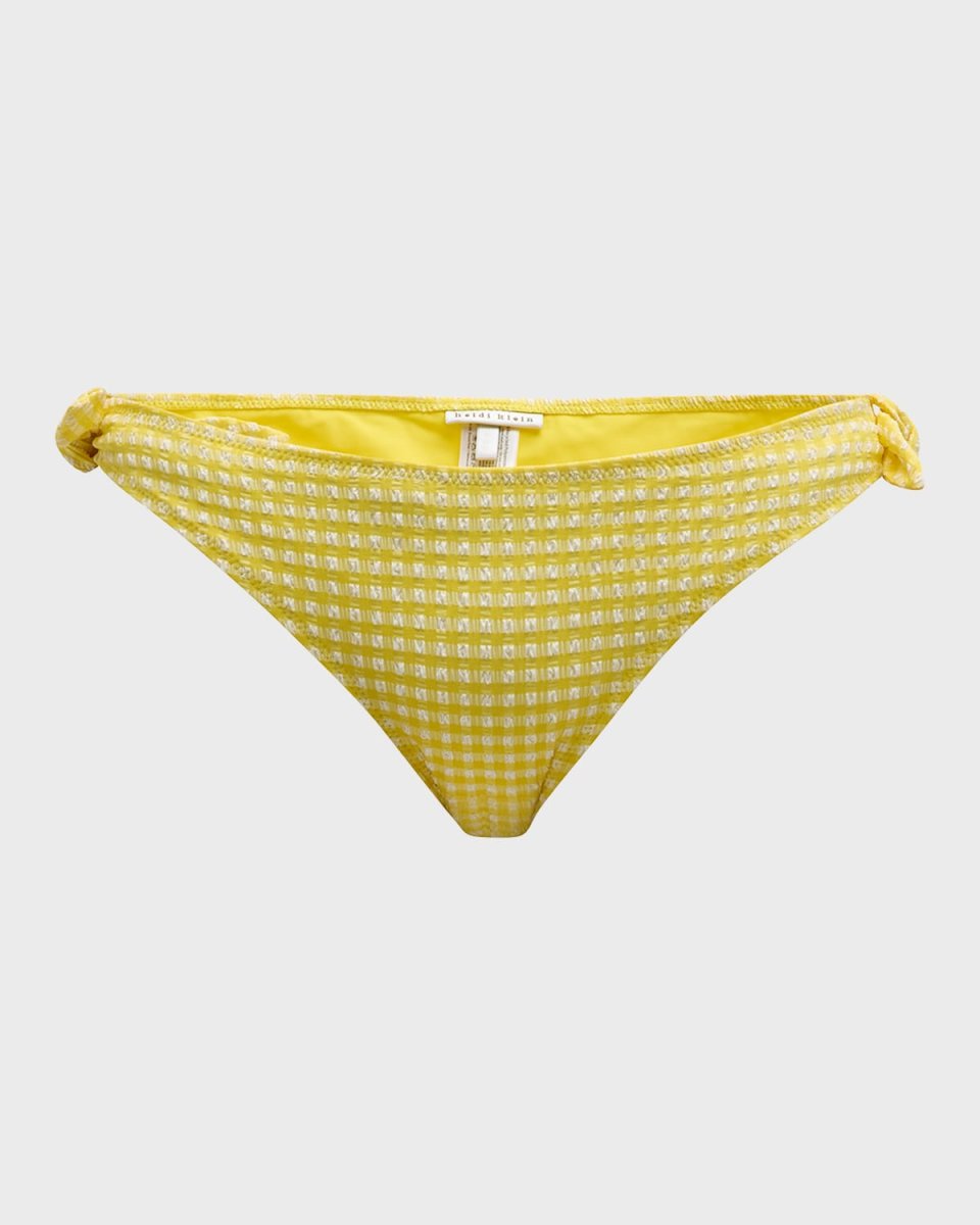 Cape Town Seersucker Bow Bikini Bottoms