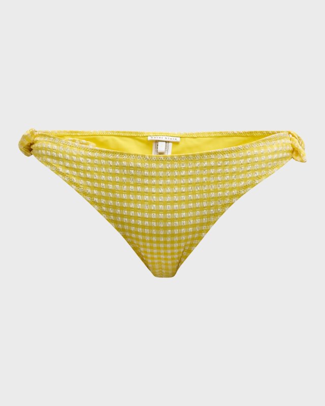 Cape Town Seersucker Bow Bikini Bottoms