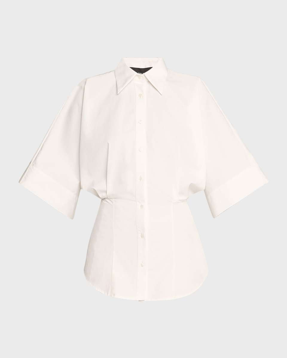 The Elsa Button-Front Top with Split Back