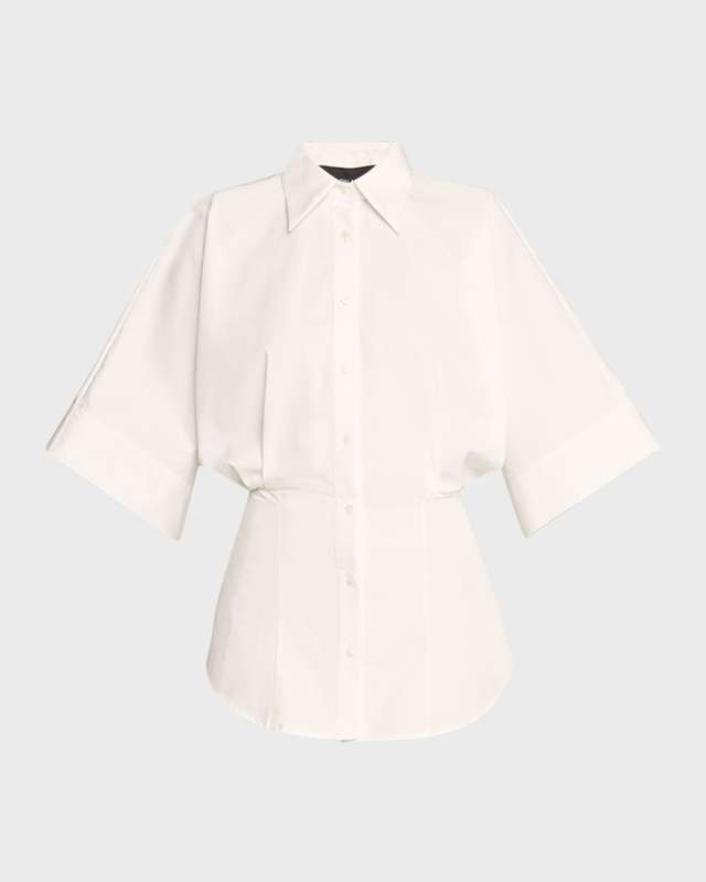 The Elsa Button-Front Top with Split Back