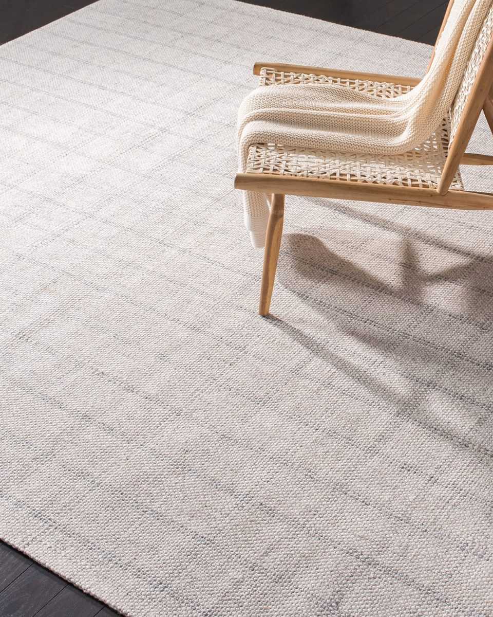 Tamworth Check Hand-Woven Rug, 3' x 8'