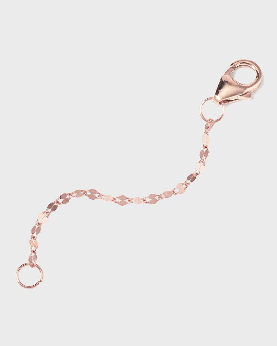 14k Rose Gold Necklace Extender, 2"L