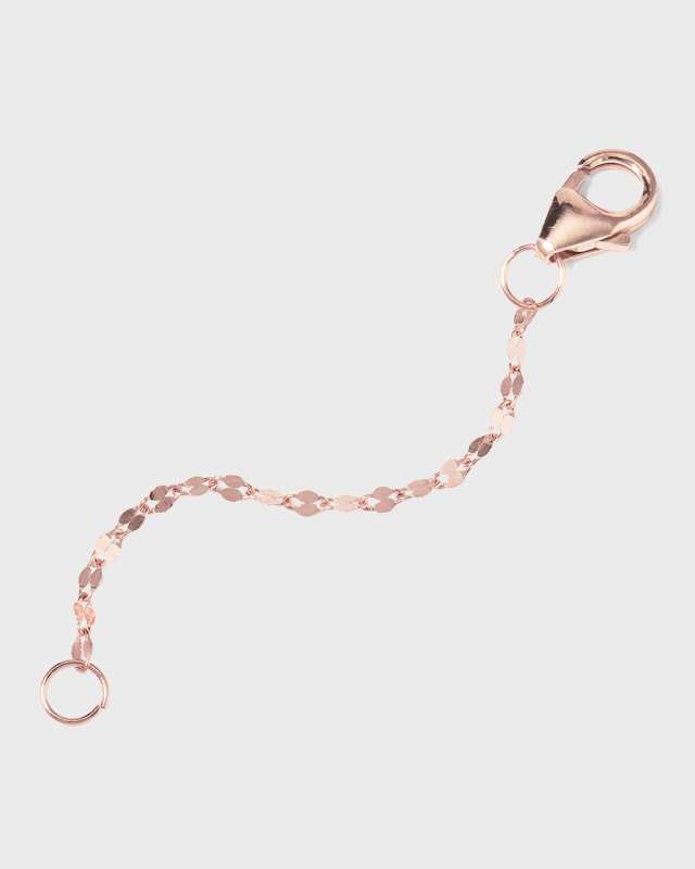 14k Rose Gold Necklace Extender, 2"L