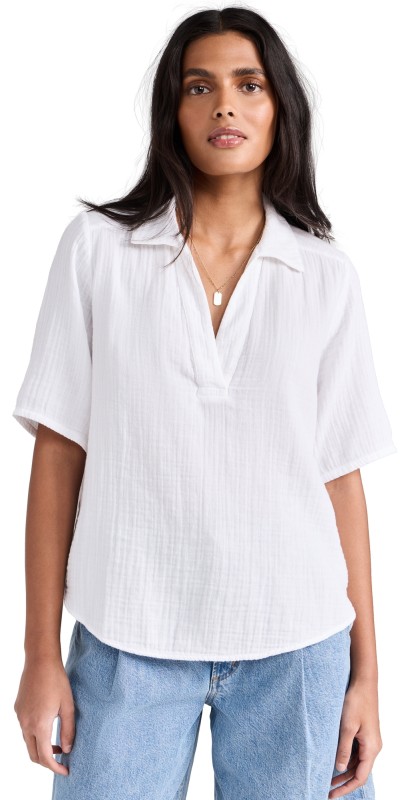 XIRENA Ryder Top White