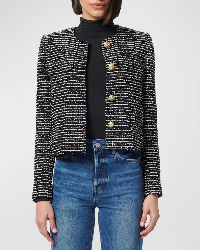 Rula Cropped Tweed Jacket