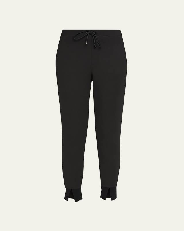 Slouchy Double-Knit Jogger Pants