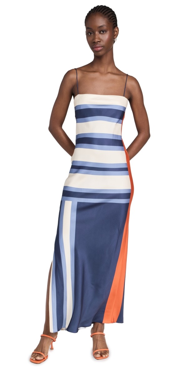 SIR. Dazed Slip Dress Studio Print