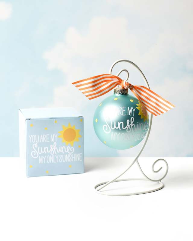You Are My Sunshine Christmas Ornament with Stand, Personalized