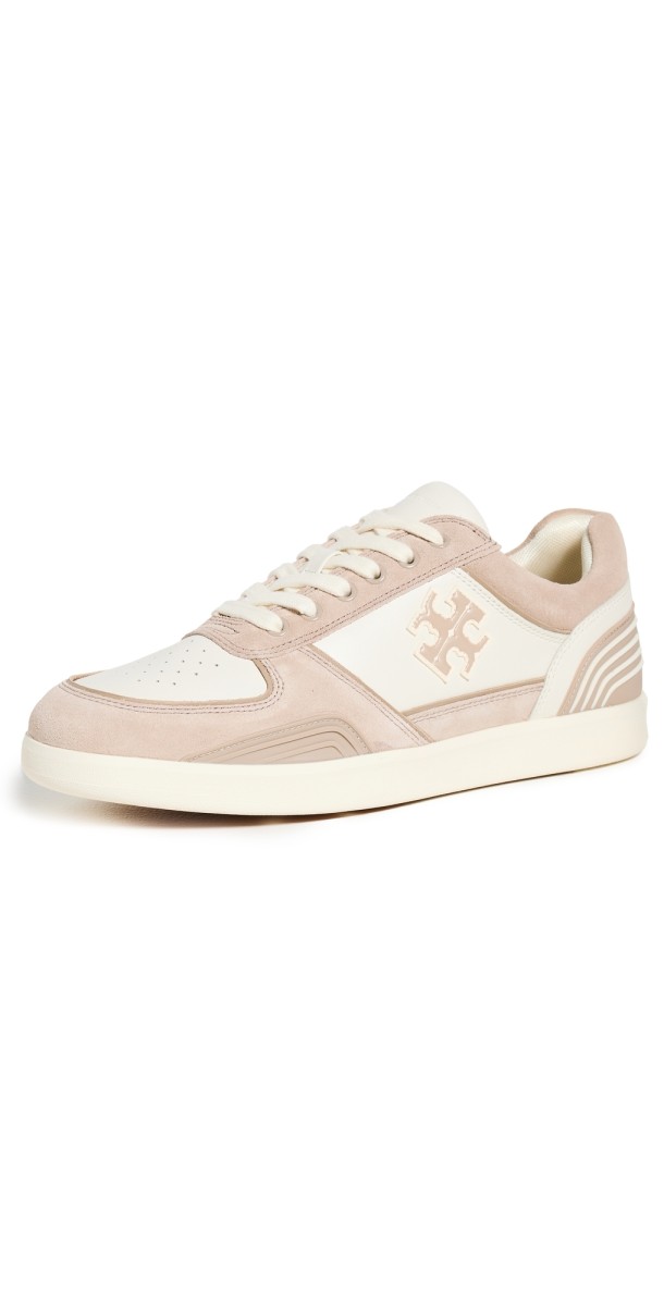 Tory Burch Clover Court Sneakers New Ivory/Cerbiatto