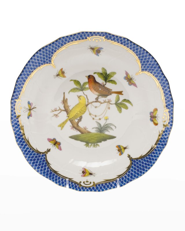 Rothschild Blue Motif 06 Dessert Plate
