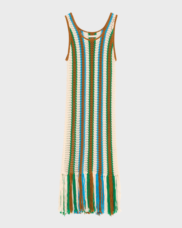 The Benefits Fringe Maxi Dress