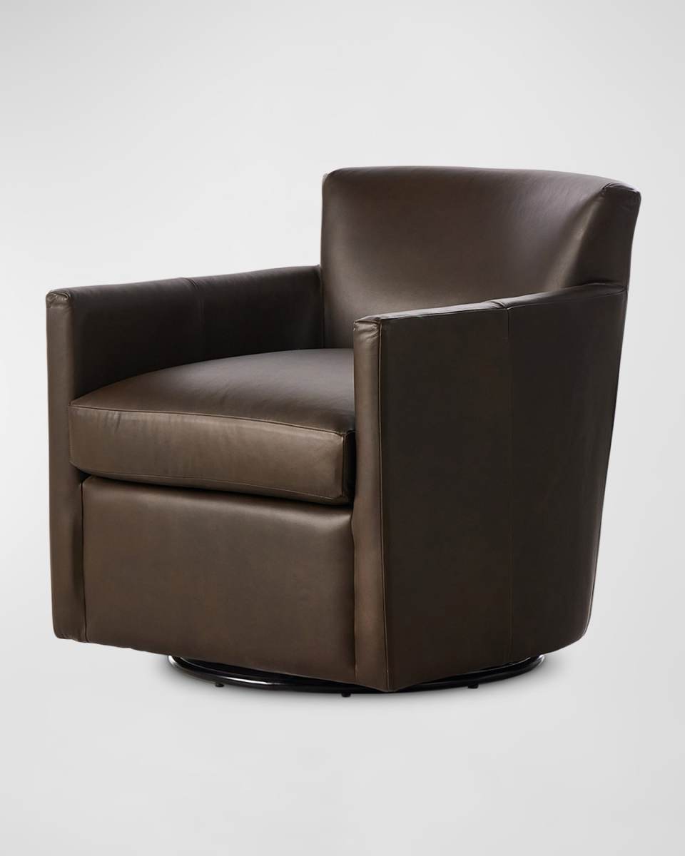 Miriam Leather Swivel Chair
