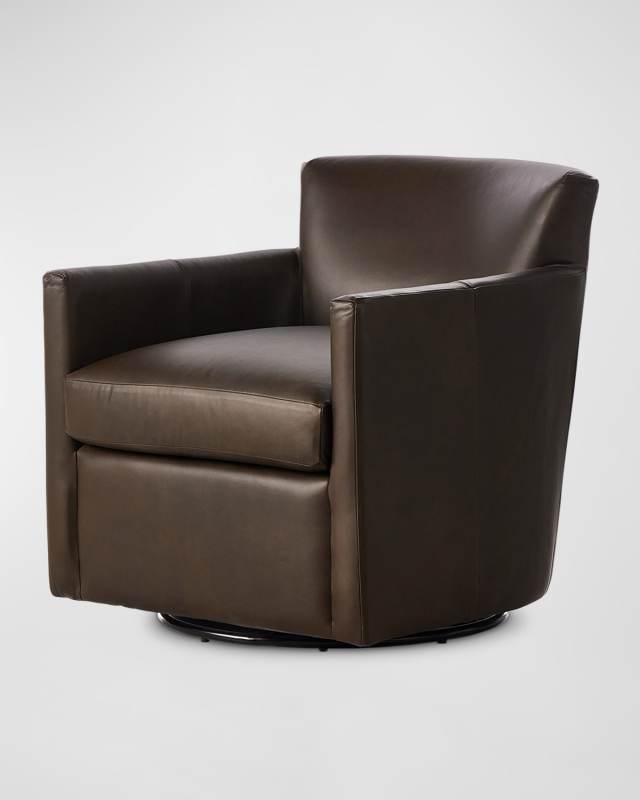 Miriam Leather Swivel Chair