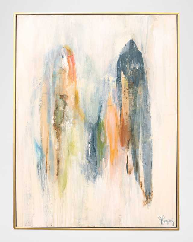 "Falling 2" Hand-Embellished Giclee