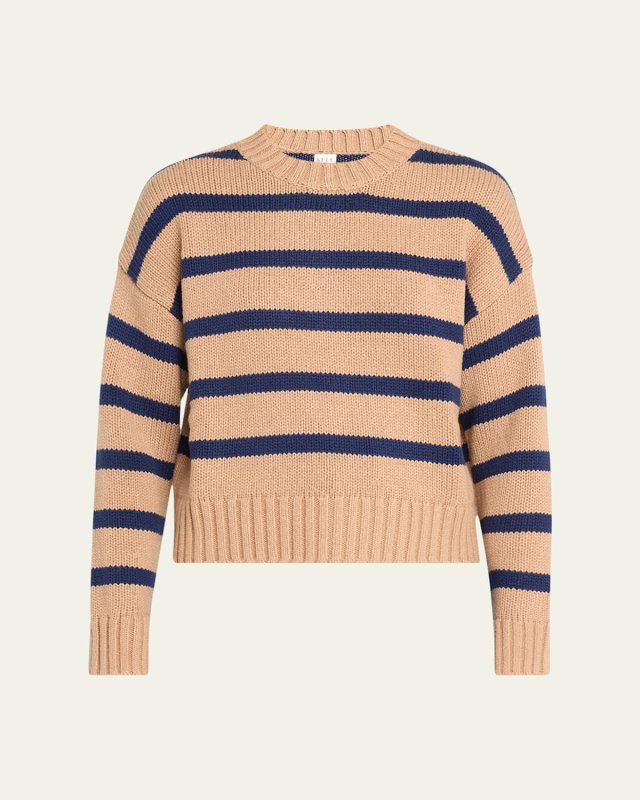 The Liv Striped Crewneck Sweater
