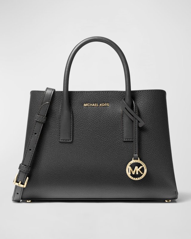 Ruthie Small Leather Satchel Bag