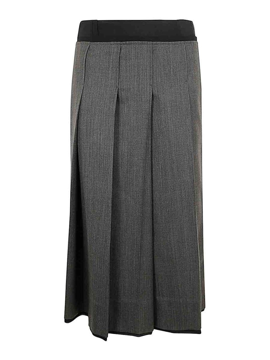 Ibrigu Jupe Midi - Multicolore