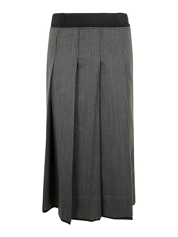 Ibrigu Jupe Midi - Multicolore