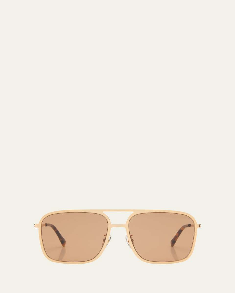 Pilot Metal Alloy & Plastic Aviator Sunglasses