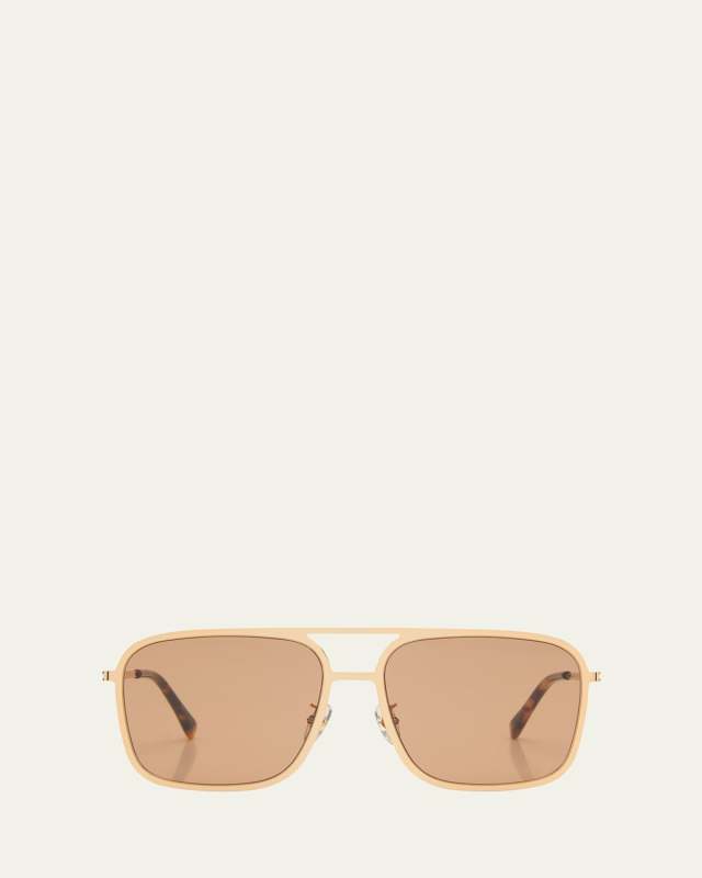 Pilot Metal Alloy & Plastic Aviator Sunglasses