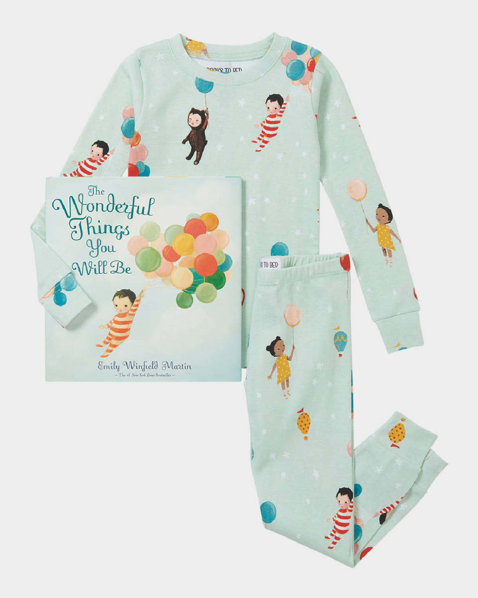 Kid's Emily Windfield Martin's The Wonderful Things You Will Be Book & Pajama Set, Size 2-