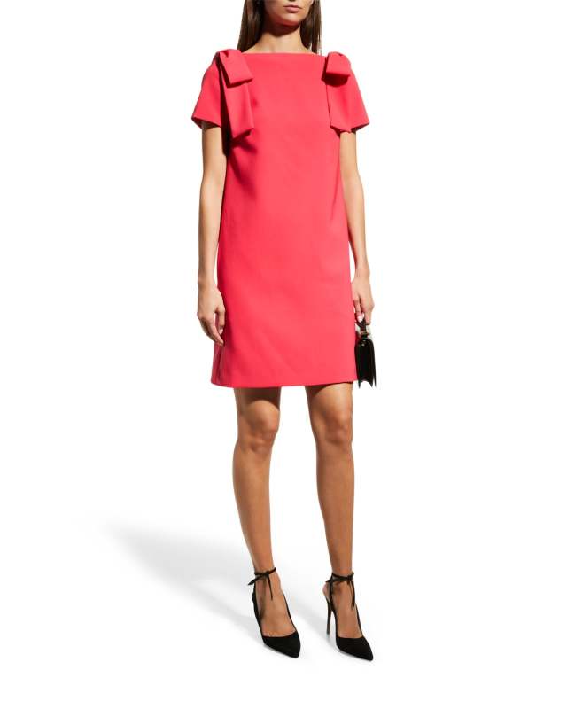 Bow Detail Shift Dress