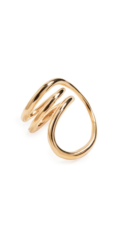 Charlotte Chesnais Round Trip Ring Yellow Vermeil