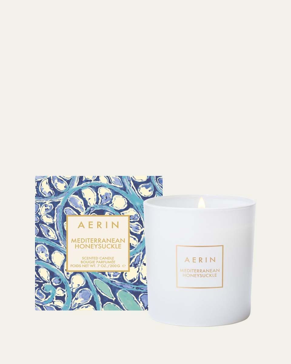 Mediterranean Honeysuckle Scented Candle, 7 oz.