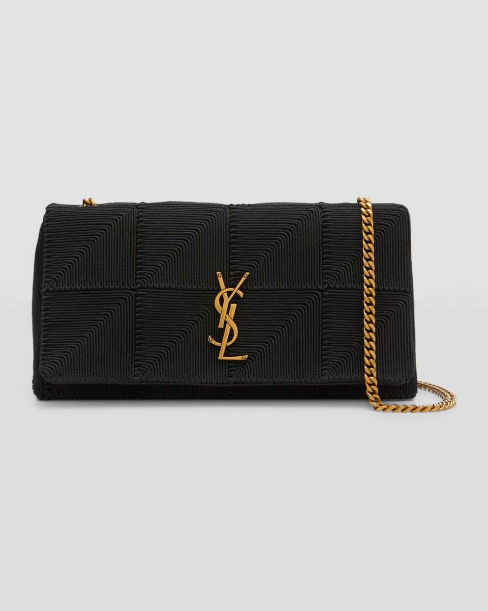 Jamie Medium YSL Shoulder Bag in Quilted Satin