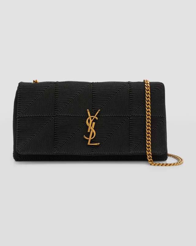 Jamie Medium YSL Shoulder Bag in Quilted Satin